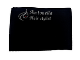 Asciugamano nero per Saloon CON RICAMO IN OMAGGIO (confezione da 12 pz)