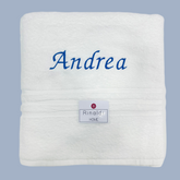 Telo Bagno Bianco 400gr CON RICAMO IN OMAGGIO