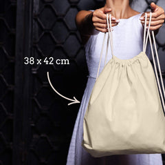 Sacca/Borsa in cotone con RICAMO IN OMAGGIO